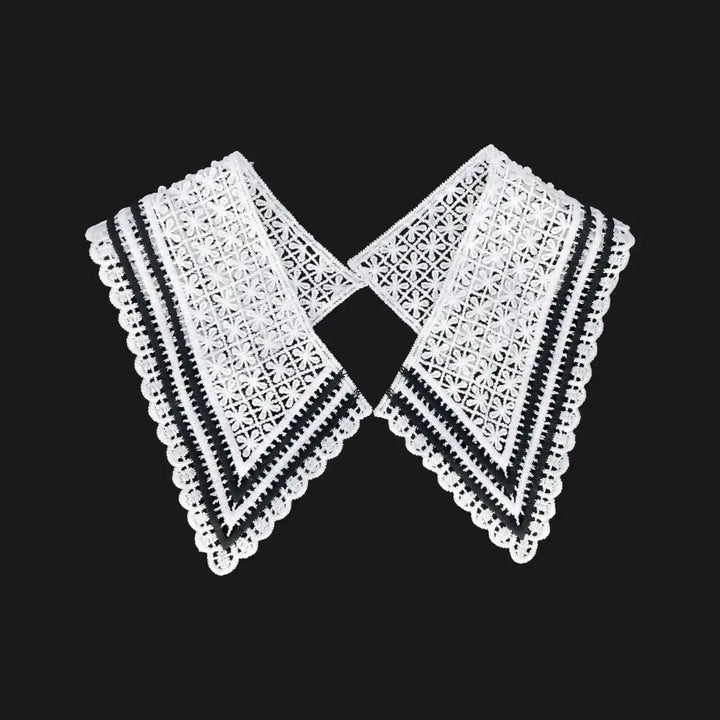 Lace Applique Detachable Collar for Adult & Kids – Ani Accessories refined decorative collar