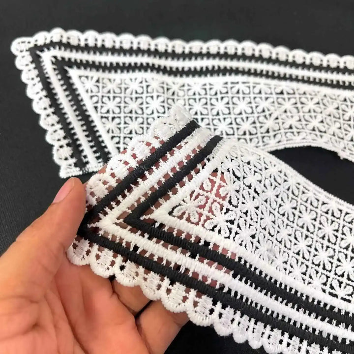 Lace Applique Detachable Collar for Adult & Kids from Ani Accessories, chic removable neckline