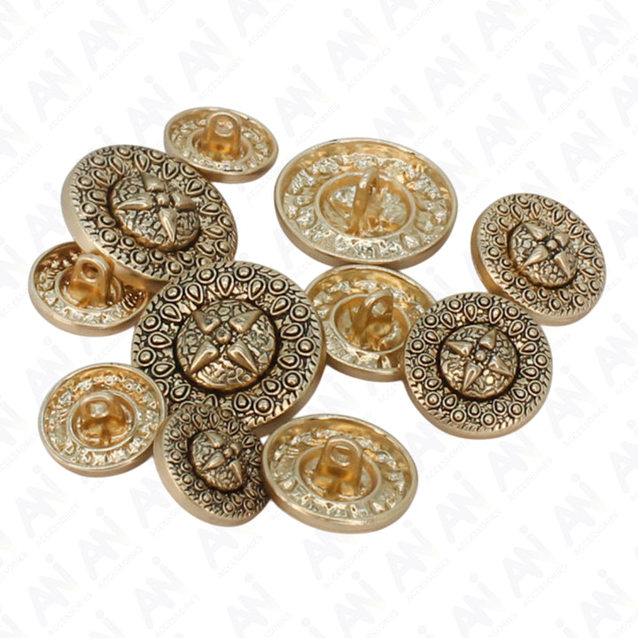 Starlight Sparkle Metal Buttons | 15mm(24L), 18mm(28L) & 23mm(36L)