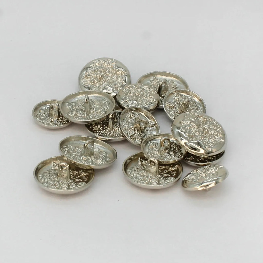 Ruffle Design Metal Buttons | 18mm (28L) & 22mm (34L)