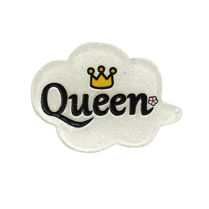 Queen Acrylic Brooch