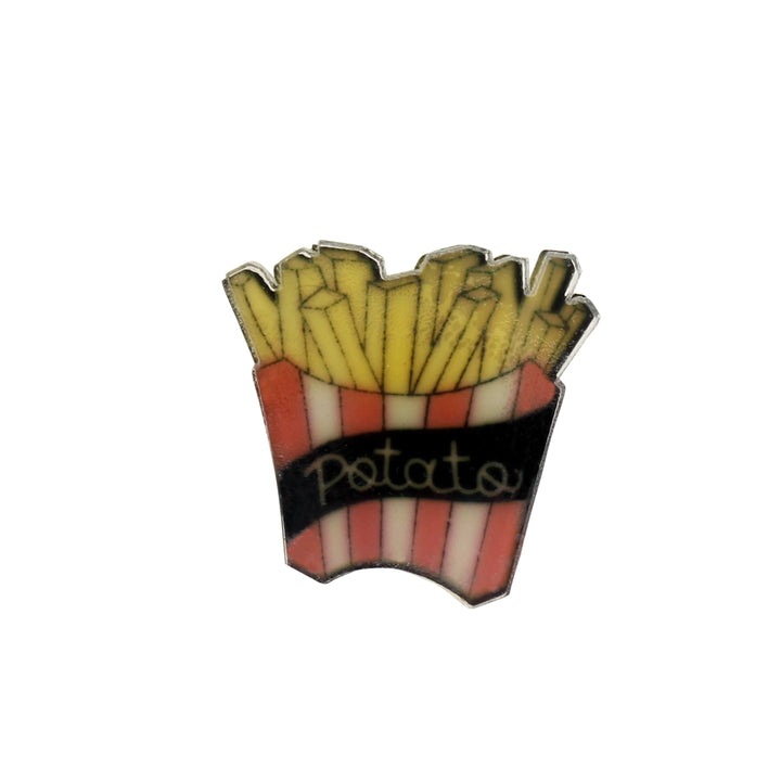 French Fries Brooch Pin