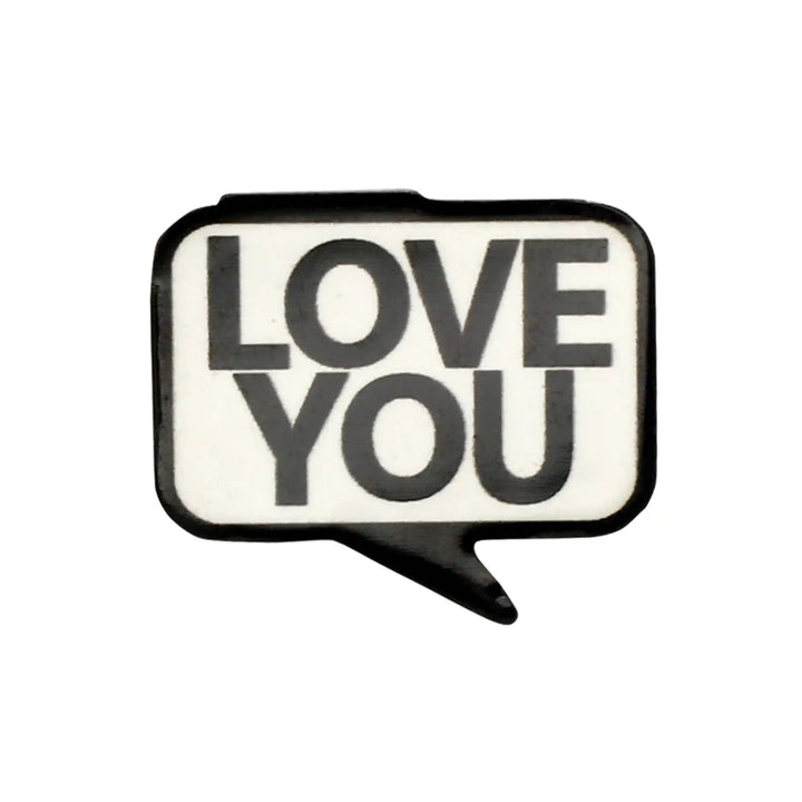 Love You Acrylic Brooch