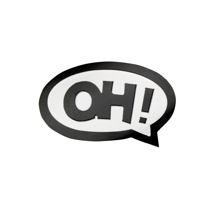 OH Message Brooch