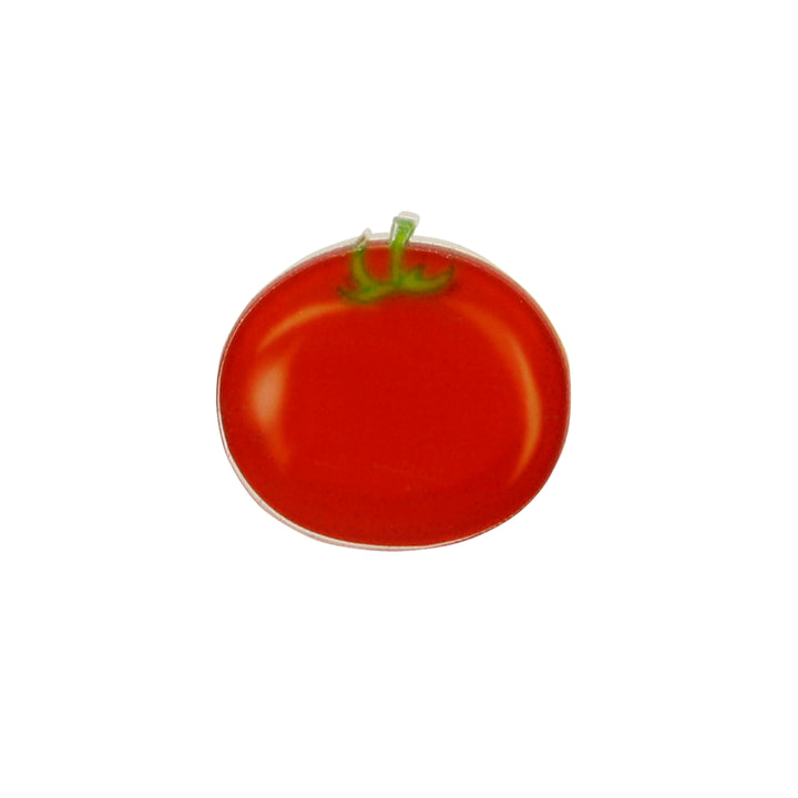 Red Tomato Brooch Pin