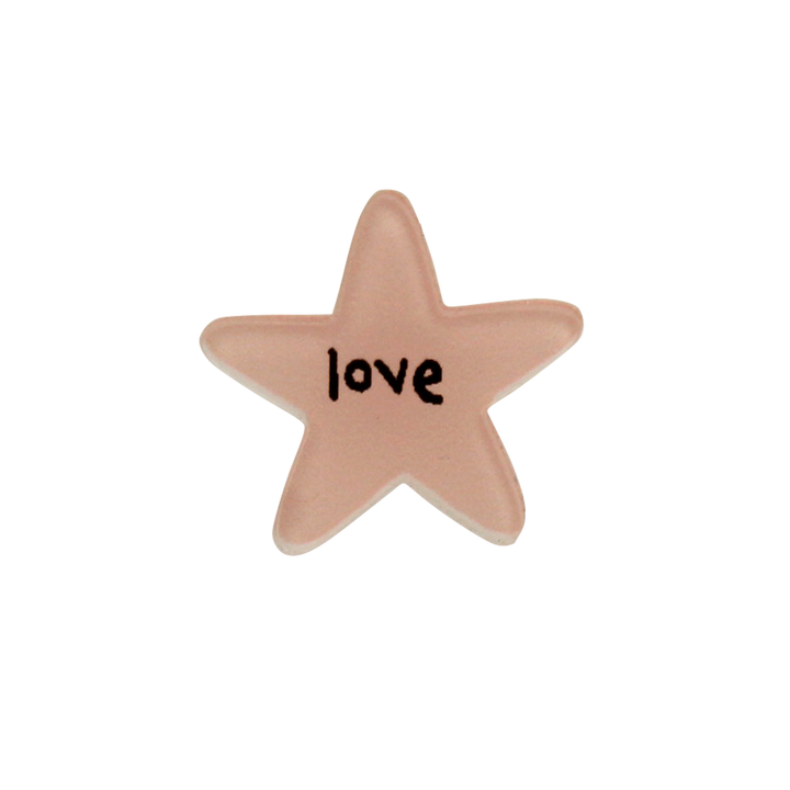 Star Love Brooch Pin