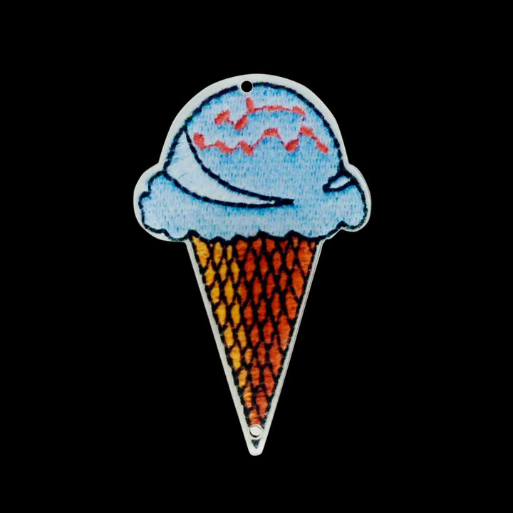 Ice Cream Acrylic Sewable Tag