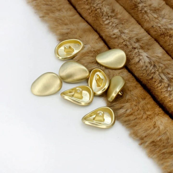 Teardrop-Shaped Metal Button | 20mm(32L)