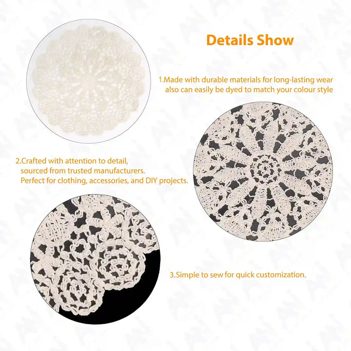 Floral Lace Appliqué Patch