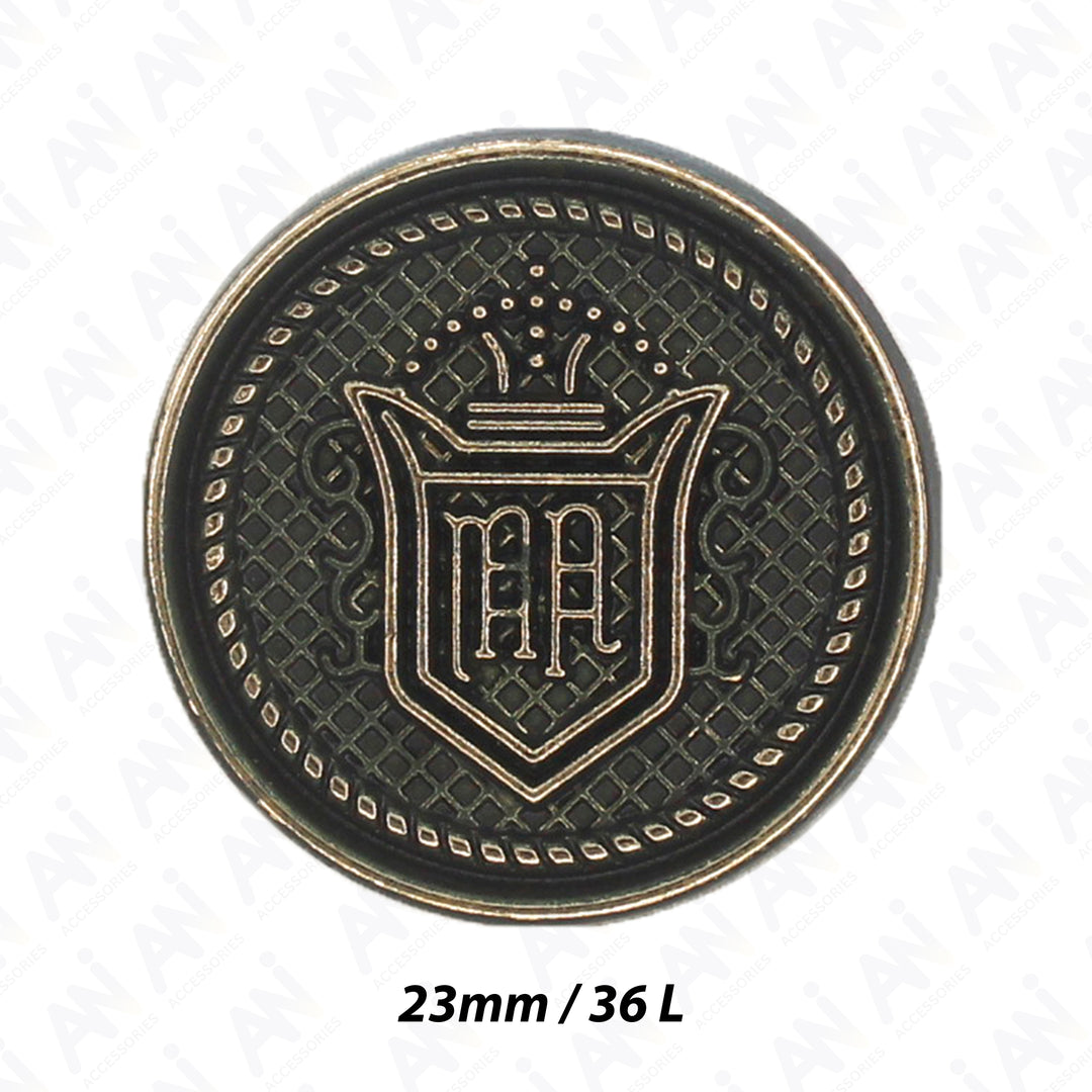 Royal Regalia Antique Metal Buttons