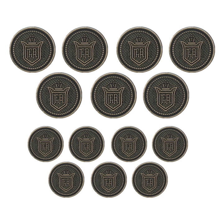 Royal Regalia Antique Metal Buttons