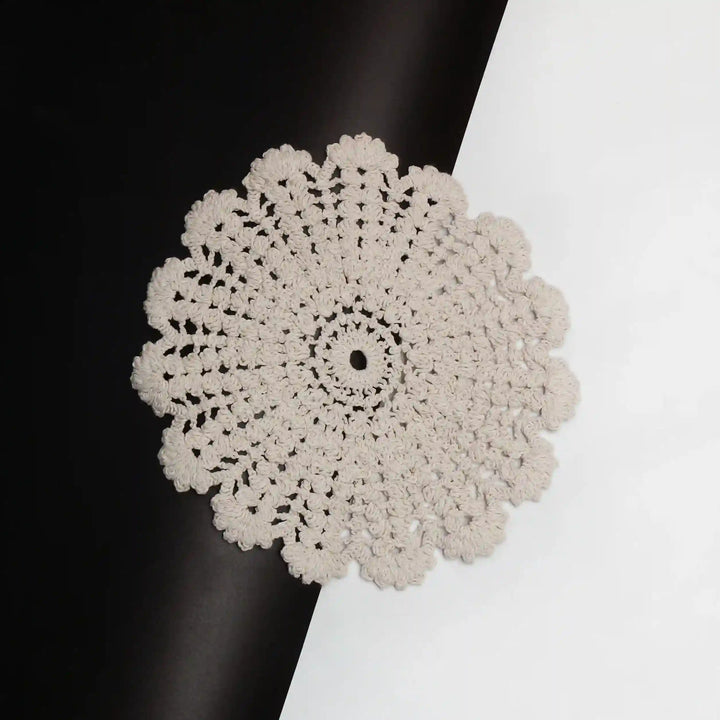 Cut Work Floral Style Cotton Patch