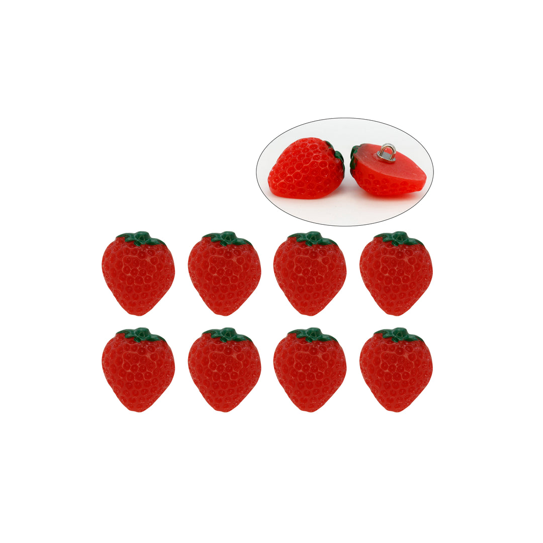 Strawberry Fruit Buttons