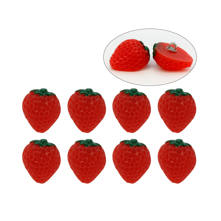 Strawberry Fruit Buttons