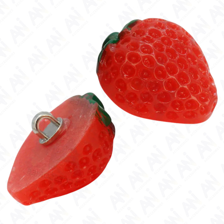 Strawberry Fruit Buttons