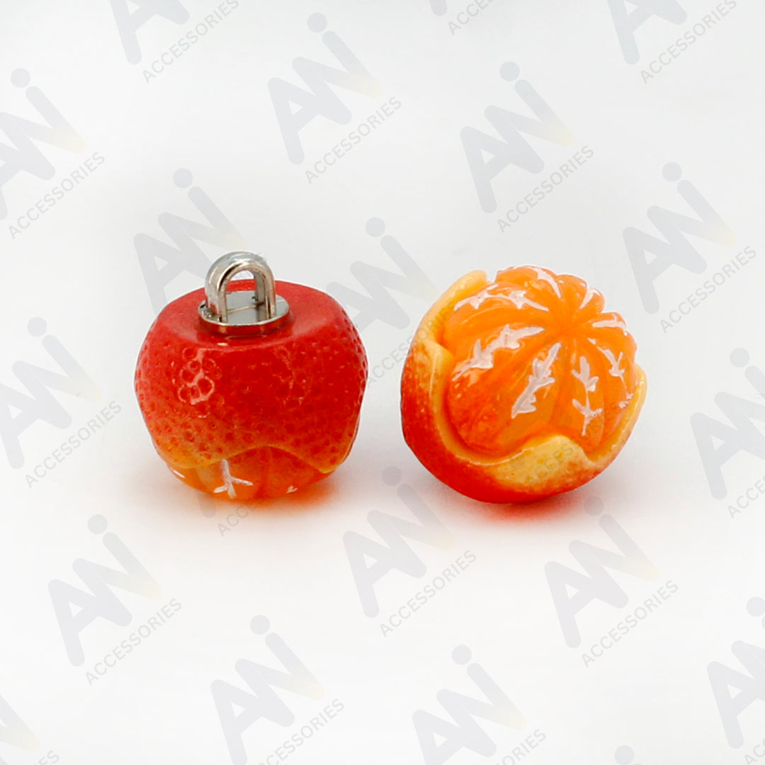 Orange Fruit Buttons