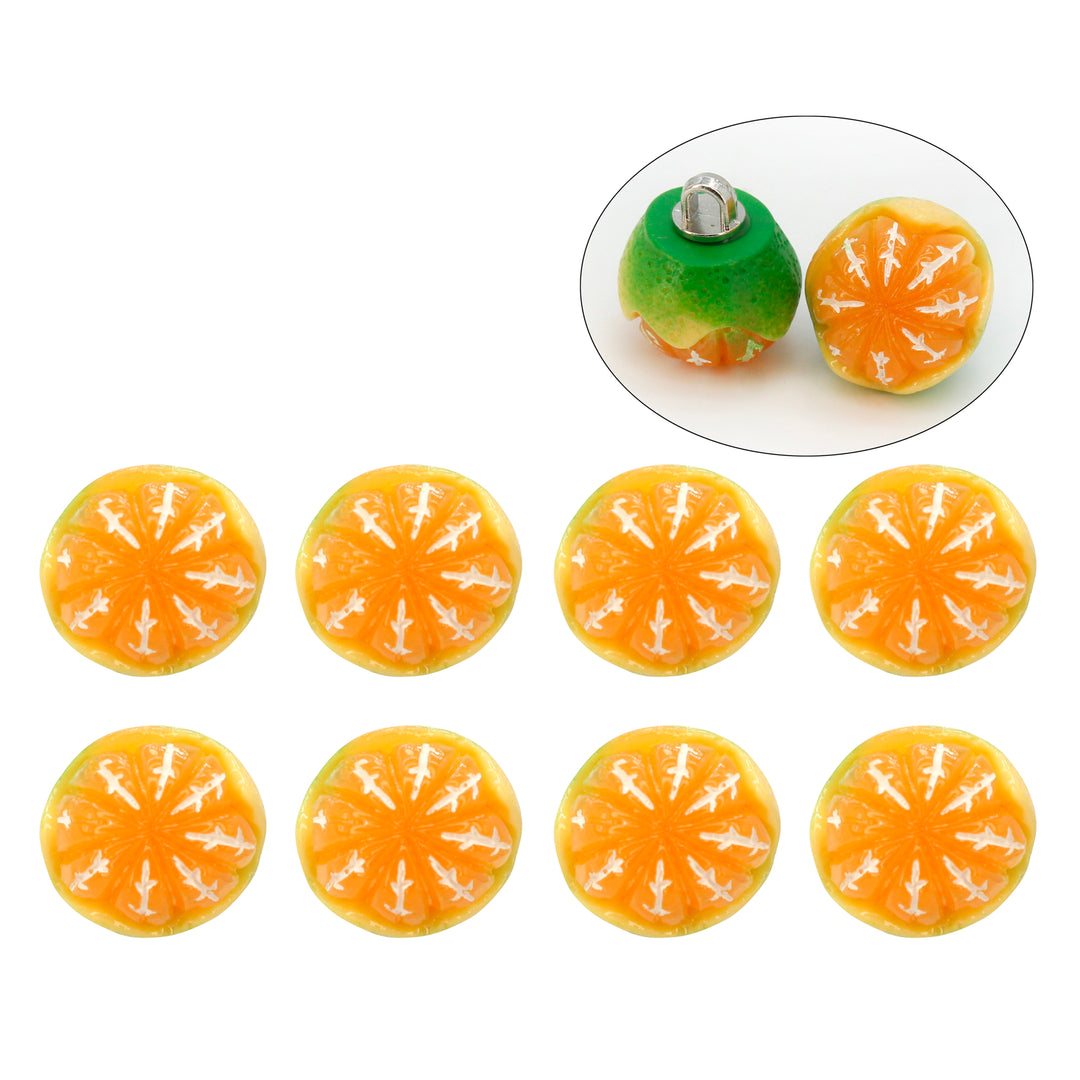 Orange Fruit Buttons