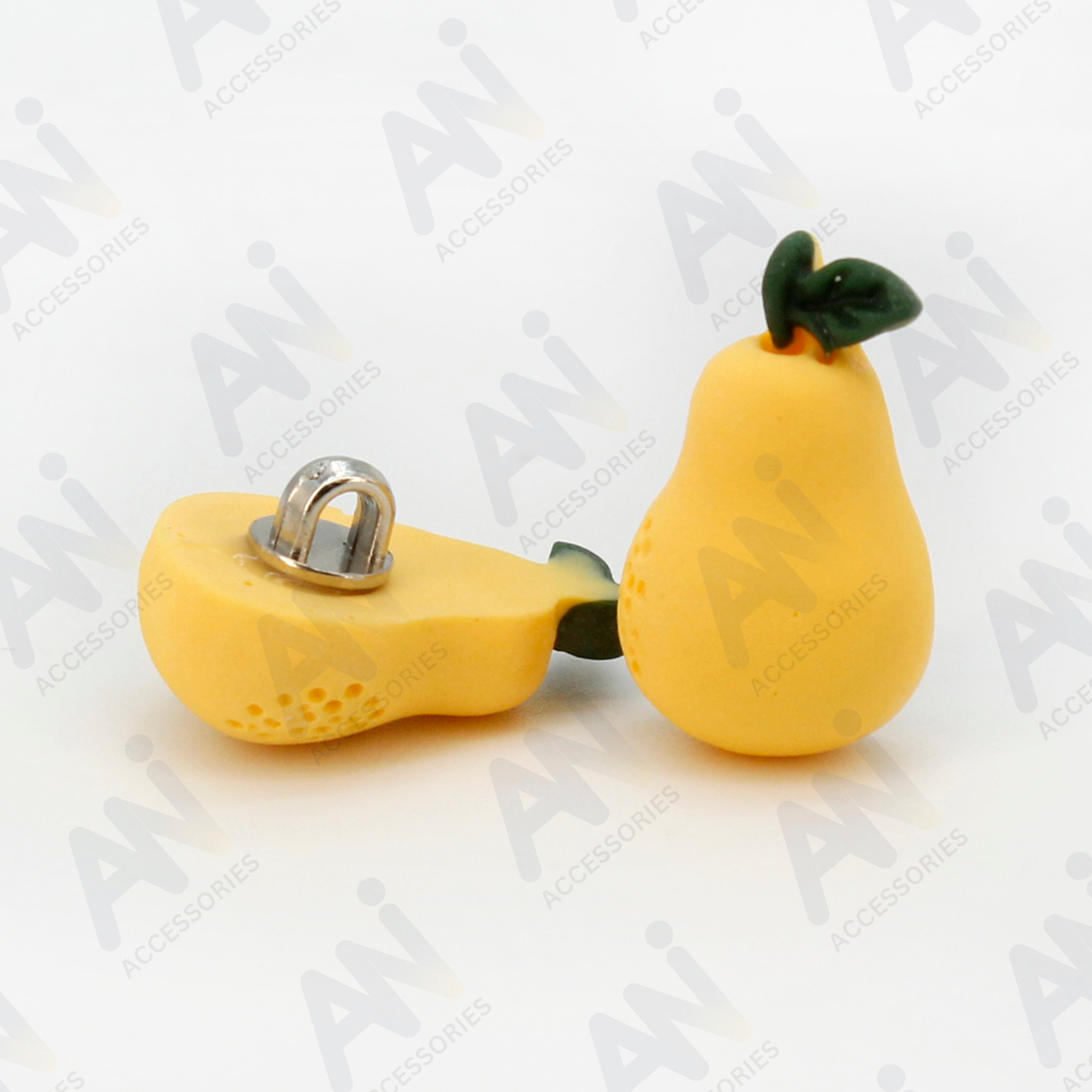 Pear Fruit Buttons – Ani Accessories