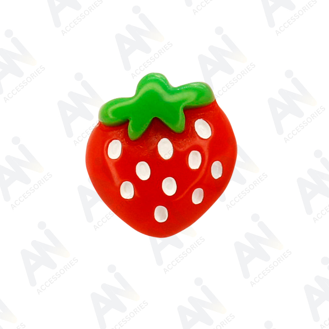 Strawberry Resin Buttons