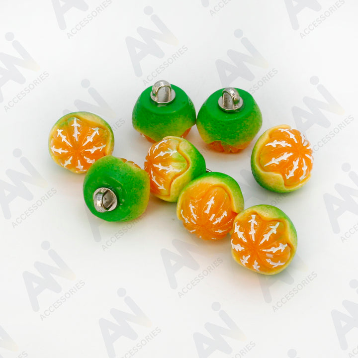 Orange Fruit Buttons