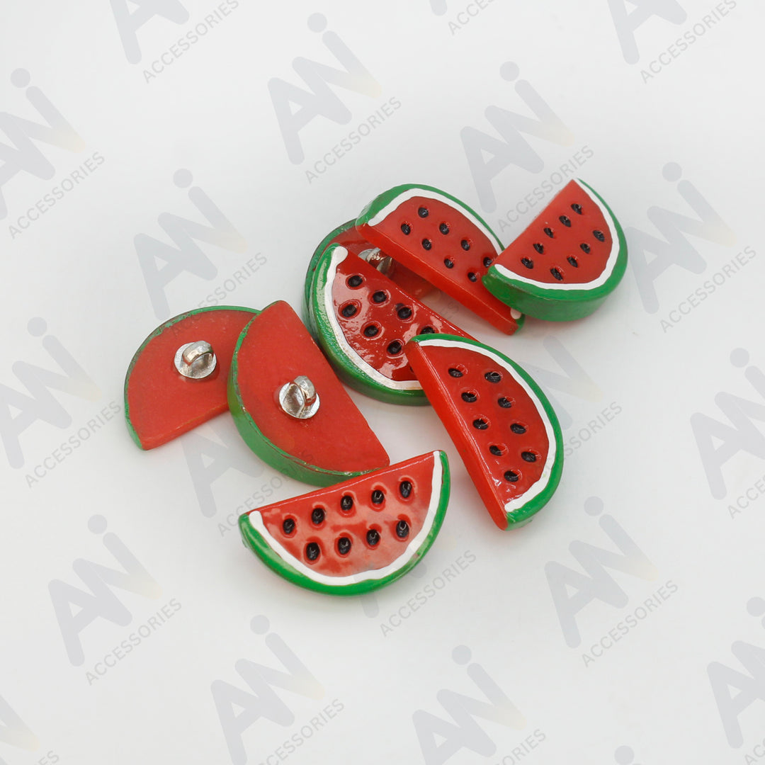 Watermelon Fruit Buttons