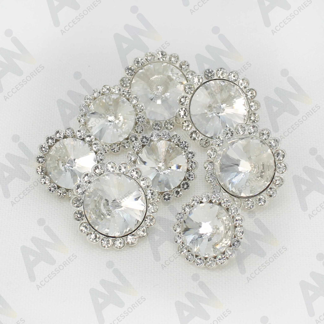 Modern Style Dome Metal Buttons | 15mm(21L) & 18mm(28L)