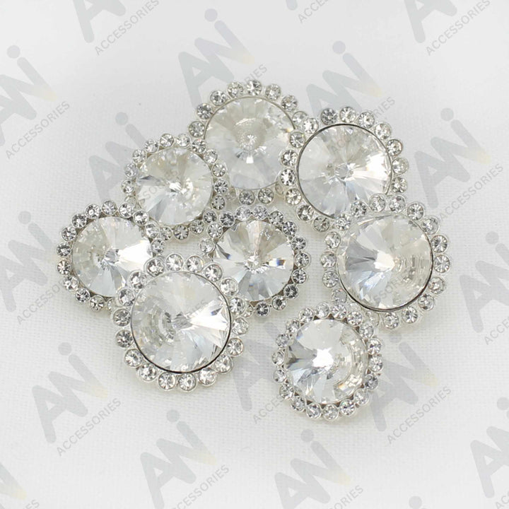 Modern Style Dome Metal Buttons | 15mm(21L) & 18mm(28L)