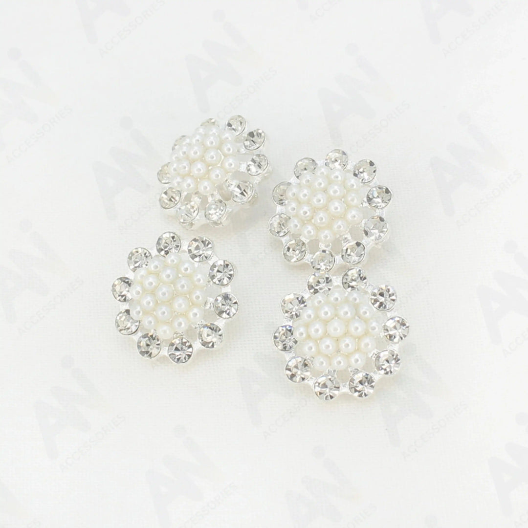 Dome Style Pearl Metal Buttons | 20mm(32L)