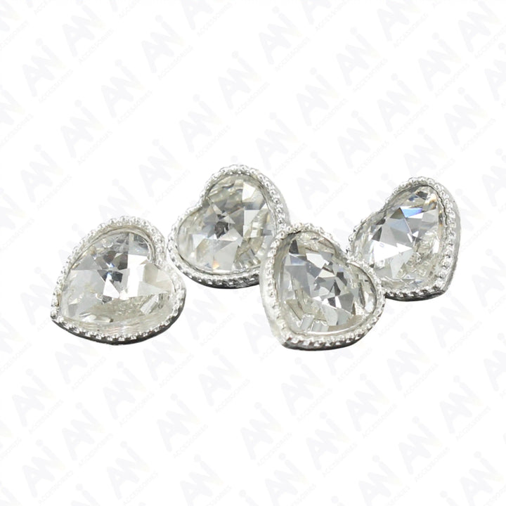 Heart Shape Shank Buttons | 17mm(27L)