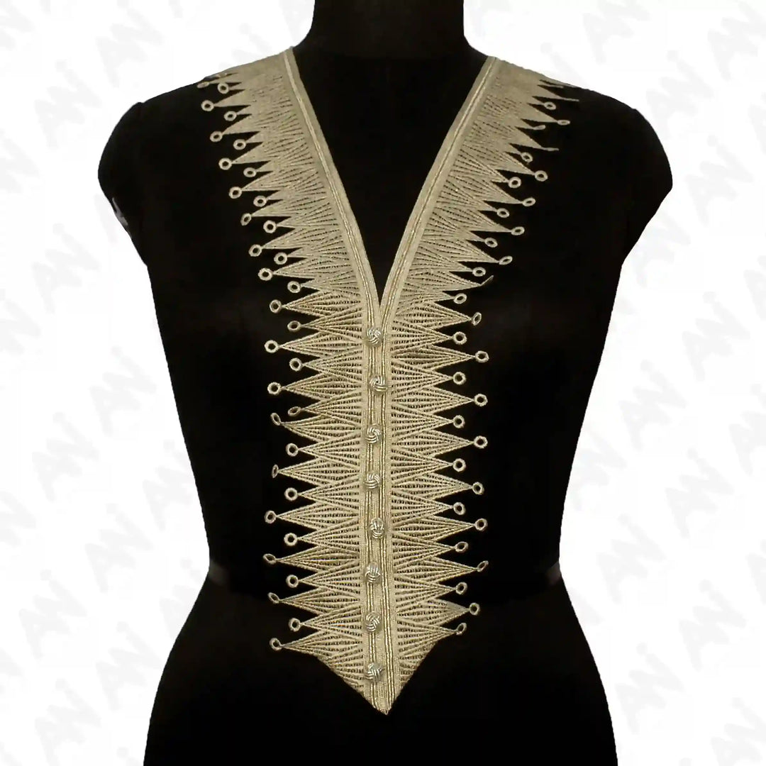 Moroccan Sfifa V Shape Zari