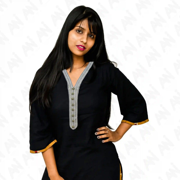 V-Neck with Extended Placket