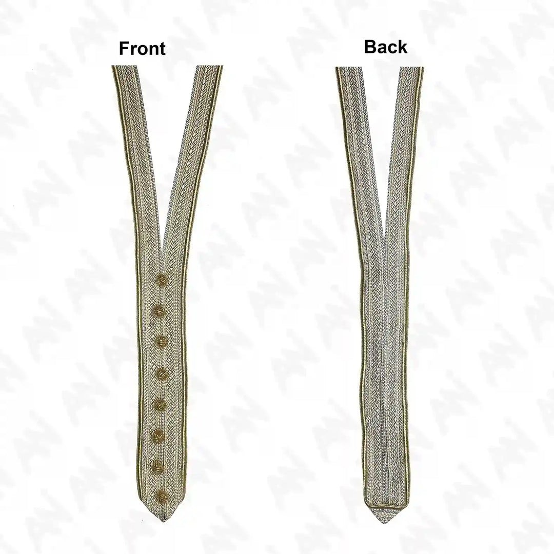 V Shape Zari  Neckline