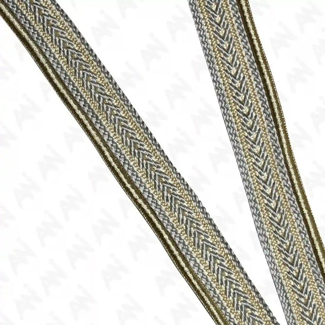 V Shape Zari  Neckline