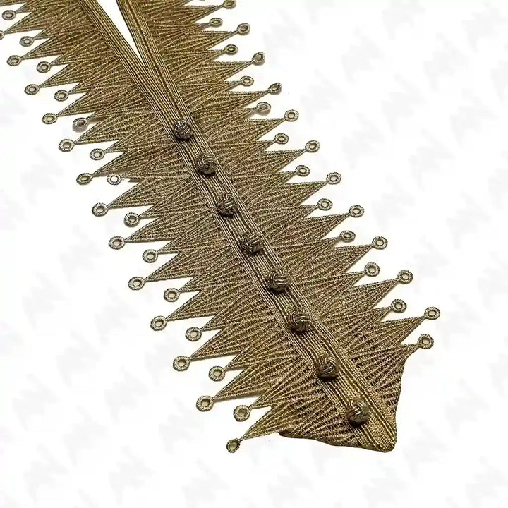 Moroccan Sfifa V Shape Zari