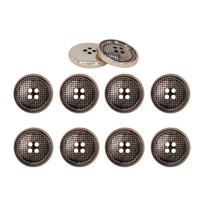 Four Hole Shiny Abs Buttons