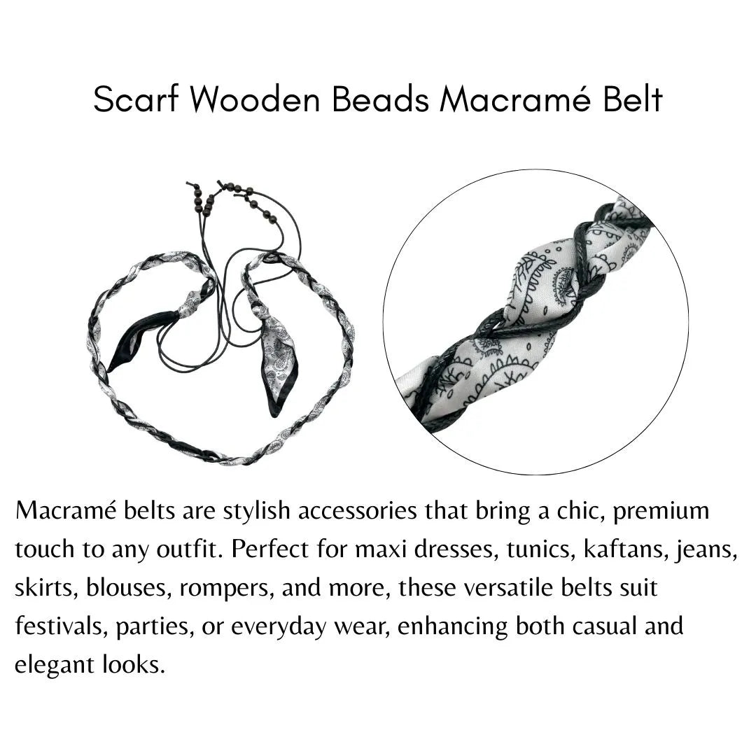Braided Scarf Belt