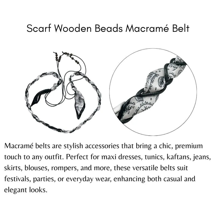 Braided Scarf Belt