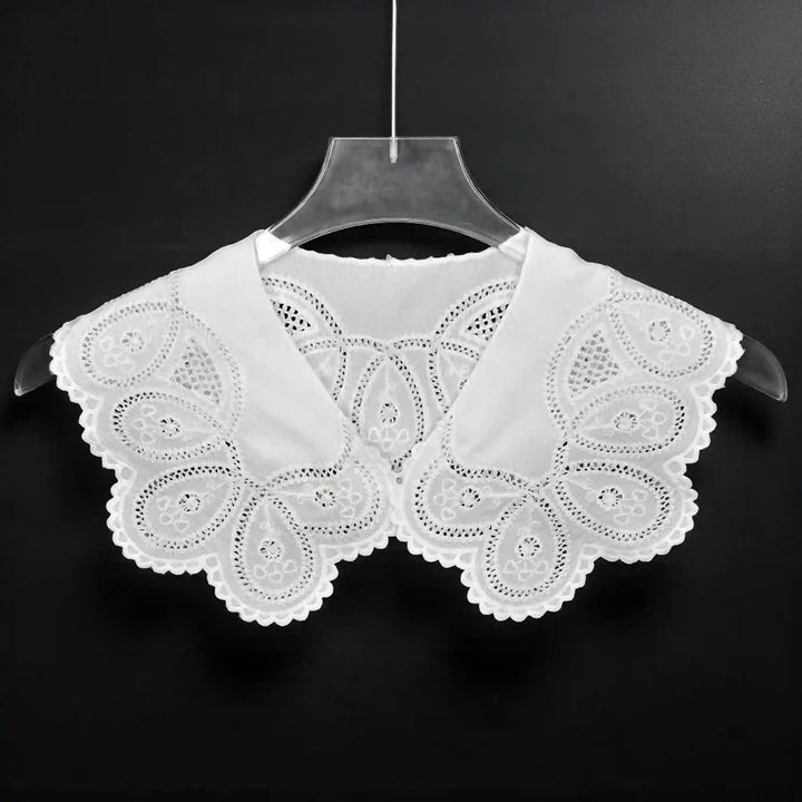 Premium floral inspired Peter Pan collar for women apparel, adding sophisticated finishing touch