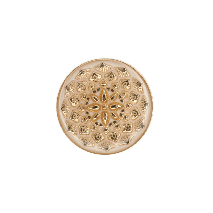 Premium quality gold metal button by Ani Accessories. this unique style metal button is perfect for all styles.