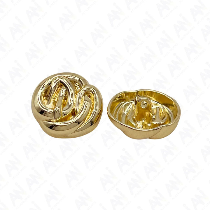 Modern Design Shank Metal Buttons | 15mm, 18mm & 23mm