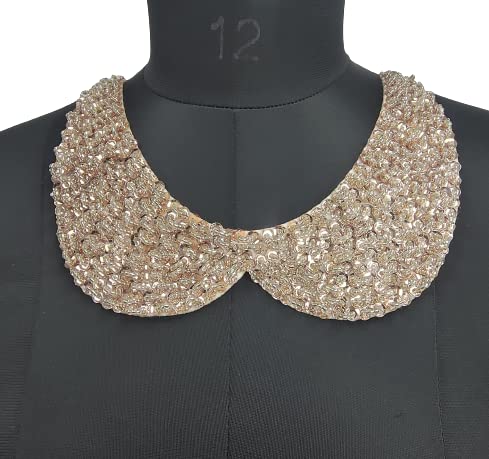 Sequins Hour Glamour neckline by Ani Accessories with sparkling embellishments for festive dresses and gowns