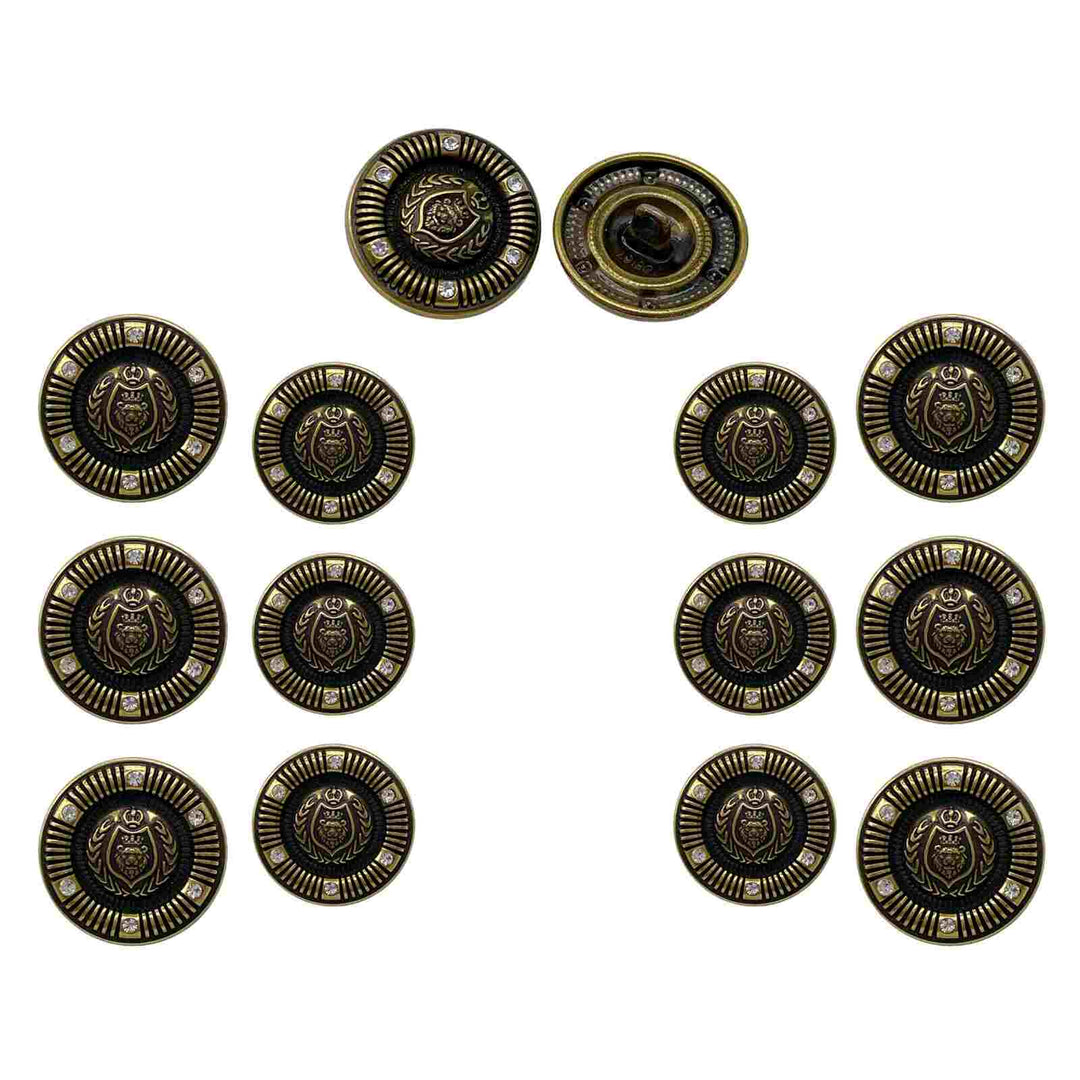 High-end metal buttons for stylish coats, jackets, and blazers, crafted with precision by Ani Accessories