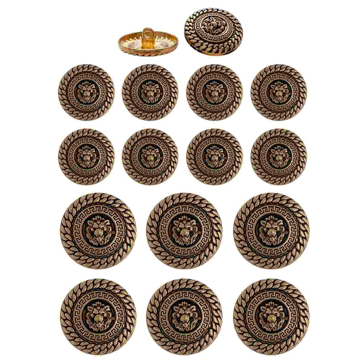 Chic and stylish metal buttons by Ani Accessories, ideal for customizing trendy garments and adding a modern touch to outfits
