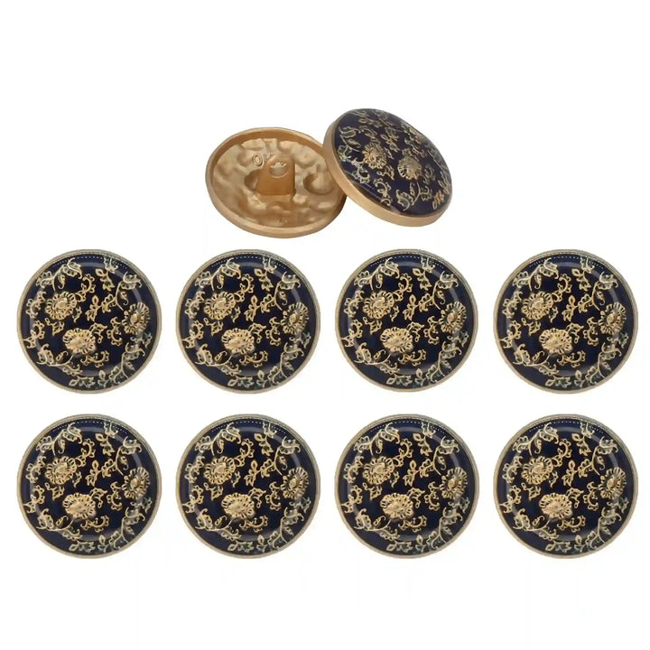 Set of 8 buttons perfect for coats, blazers, sherwanis, and other trendy styles.