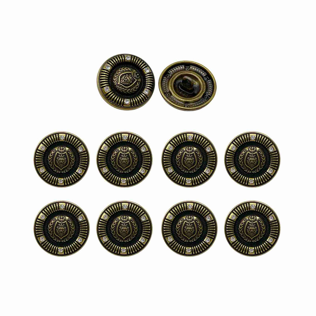 Upgrade your wardrobe with Ani Accessories' stylish metal buttons for coats and jackets