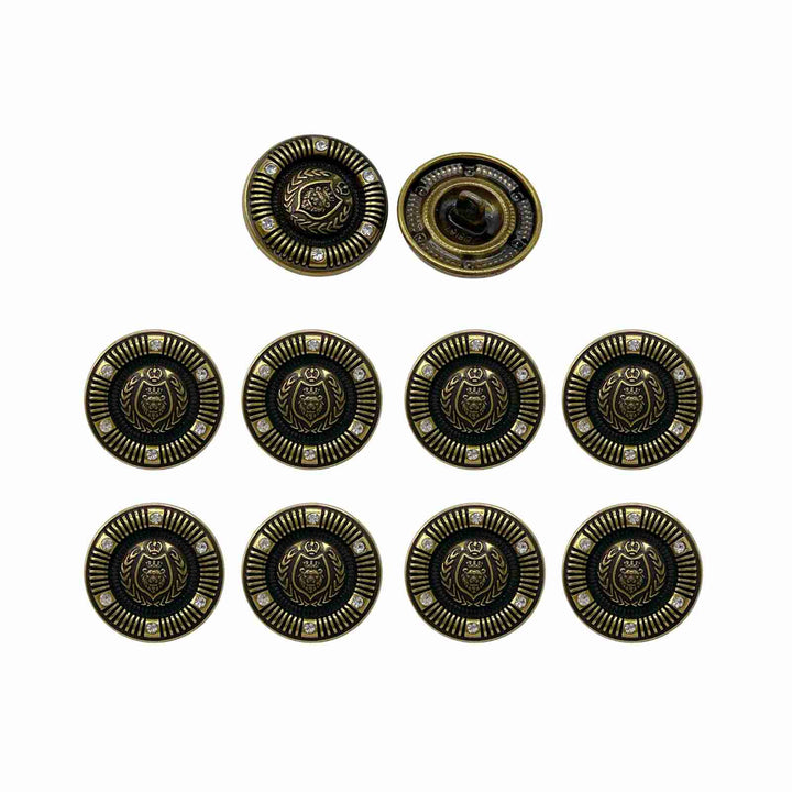 Upgrade your wardrobe with Ani Accessories' stylish metal buttons for coats and jackets