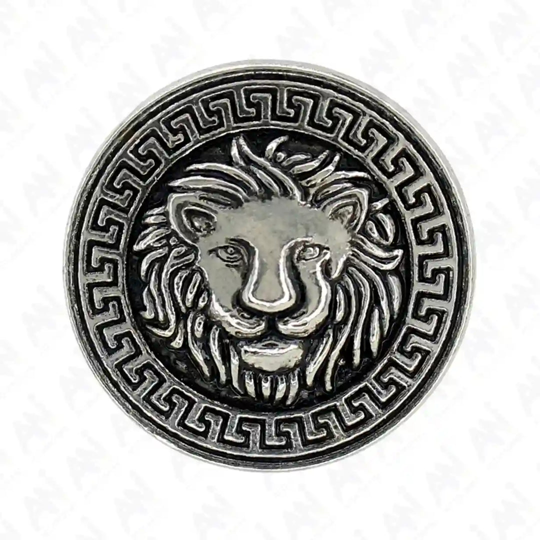 Detailed style lion shank buttons by Ani Accessories. Perfect for all styles 