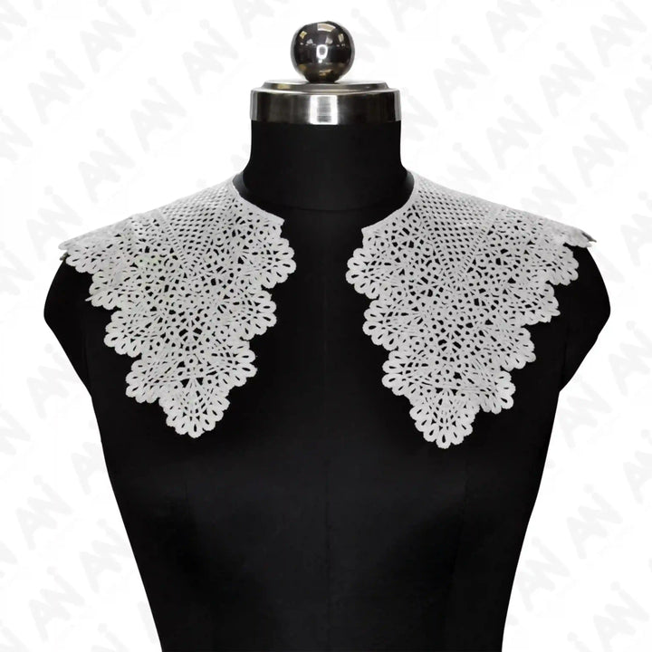 Statement decorative bib collar for dresses and tops, offering elegant and fashionable finishing touch