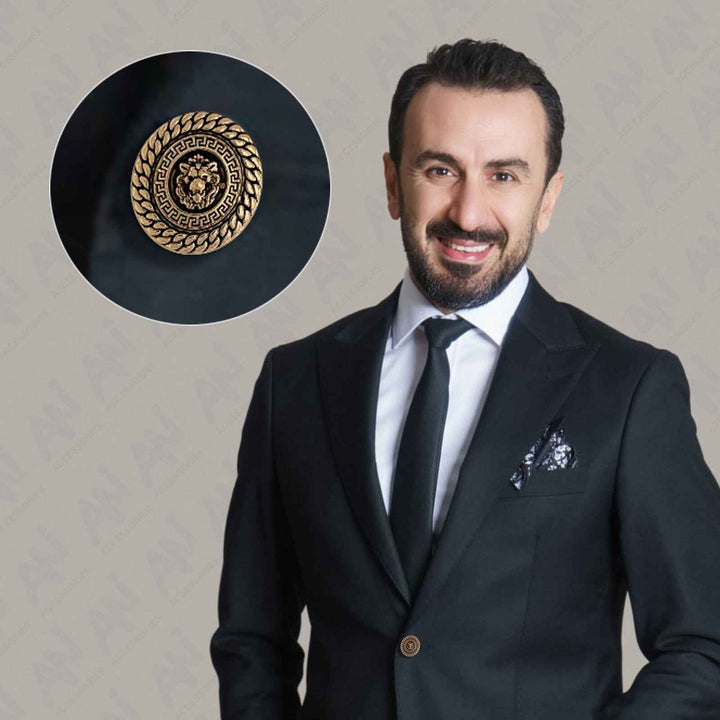 Luxury suit and blazer buttons by Ani Accessories, crafted for elegance and perfect for formal and designer wear