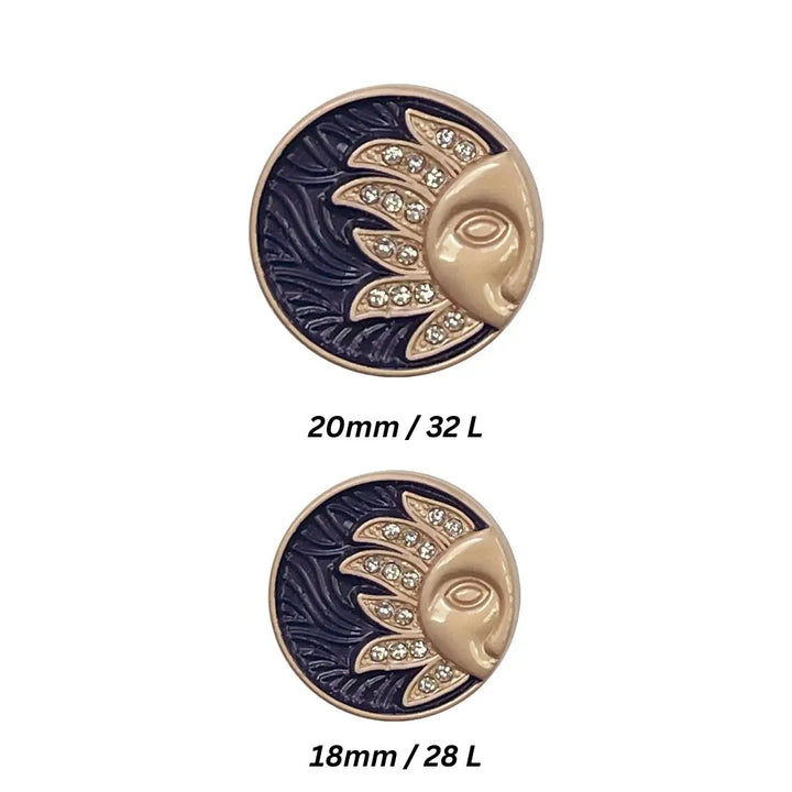 Sun Inspire Metal Buttons | 18mm(28L) & 20mm(32L)